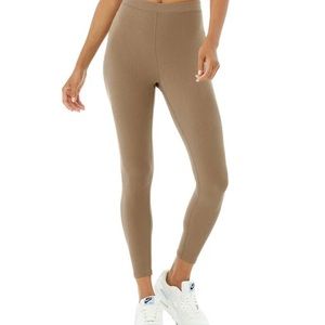Alo Yoga Ribbed High Waist 7/8 Blissful Legging
